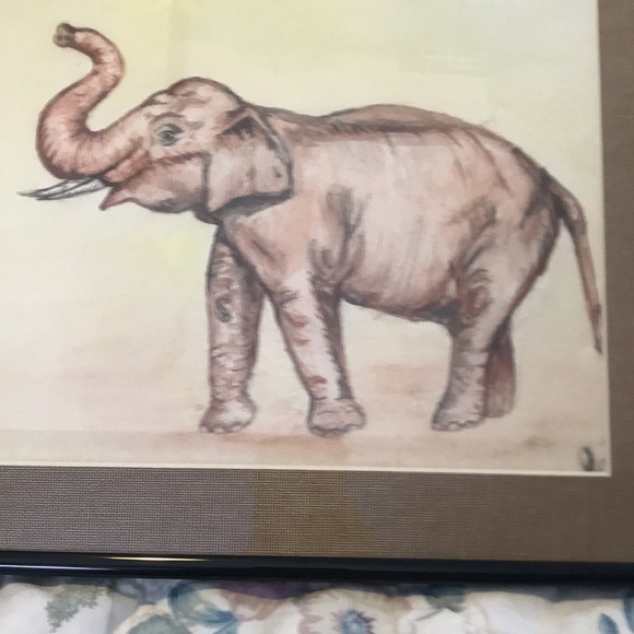 🌸NEW🌸 Elephant Framed Artwork - Picture 4 of 15